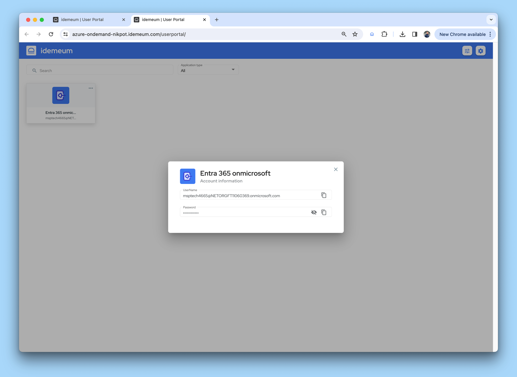 Entra ID technician login flow